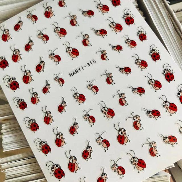 Newest Cats 3D Nail Art Sticker Decal Template Nail Tool Decorations Cute Nail Stickers for Kids and Little Girls Sheets Self Adhesive Nail Art Stickers 3D Animal Nail Decals Nail Art Decoration Set Including Cat Dog Strawberry Bear Chick Bunny Pat