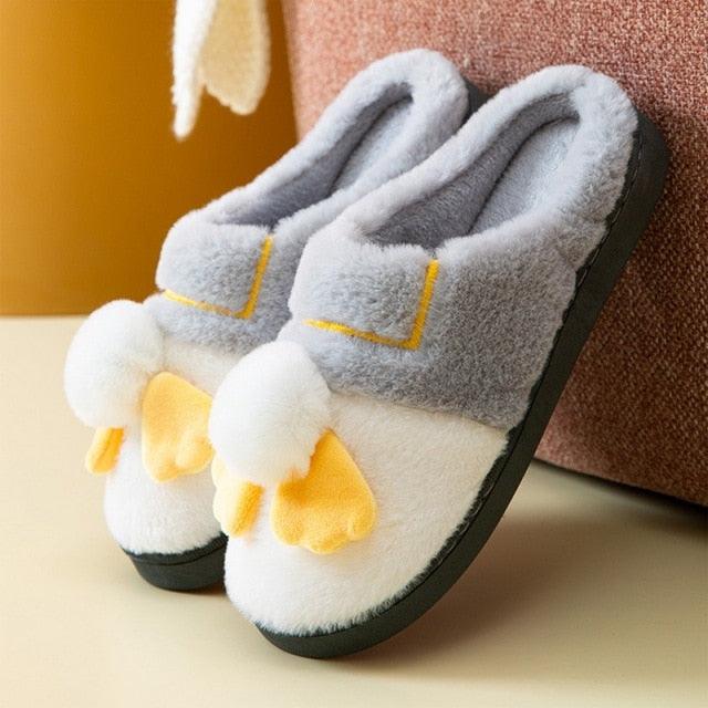Couples Home Slippers Warm Cute Womans Mens Slipper Winter Shoes New Fashion Casual Fur Plush Slides Winter Slippers For Women House Slippers Fluffy Soft Comfy Fuzzy Slippers Faux Fur Plush Anti-Skid Slippers
