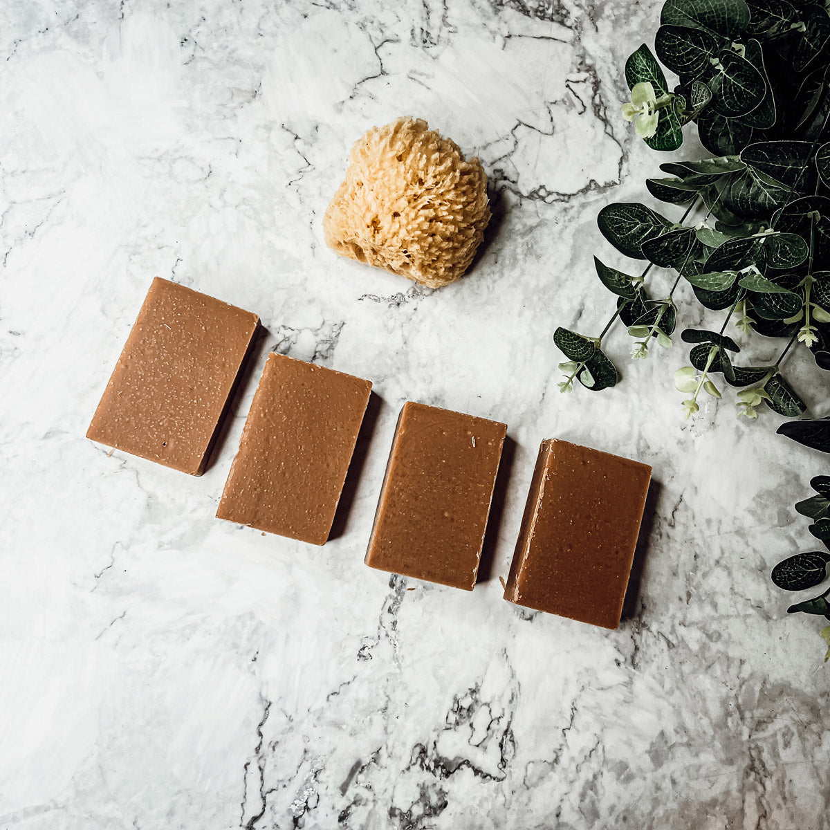 Kürbisgewürz-Seifenstück Handgemacht Bio Sheabutter Kaltsiedeverfahren 127g