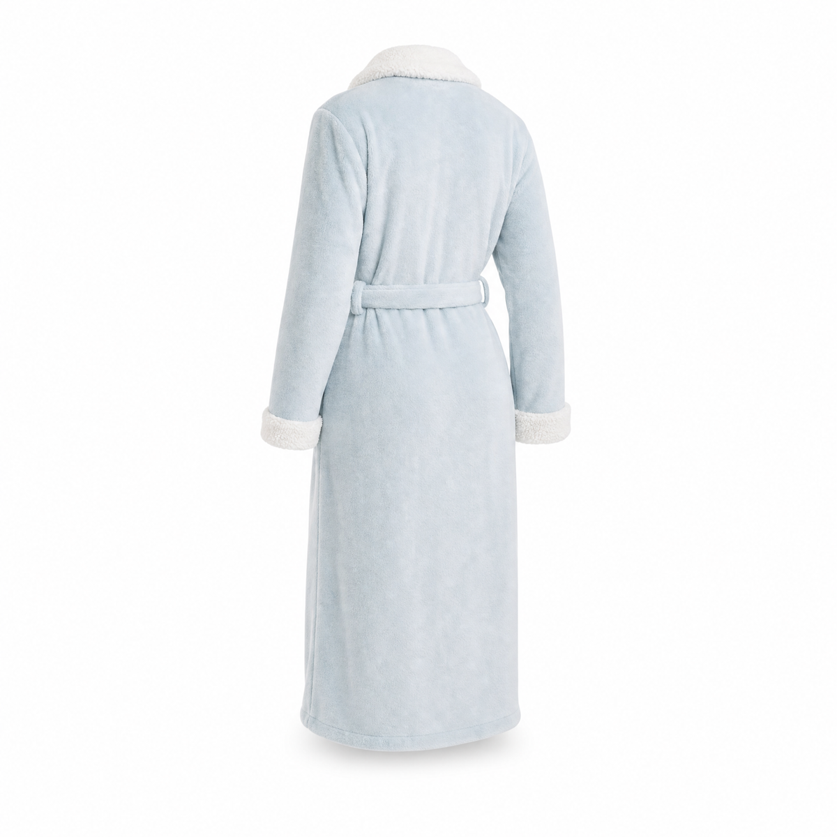 Wolkenweicher Sherpa-Fleece-Bademantel