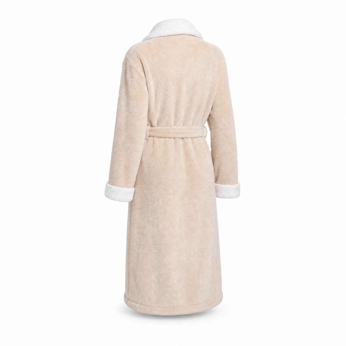 Wolkenweicher Sherpa-Fleece-Bademantel