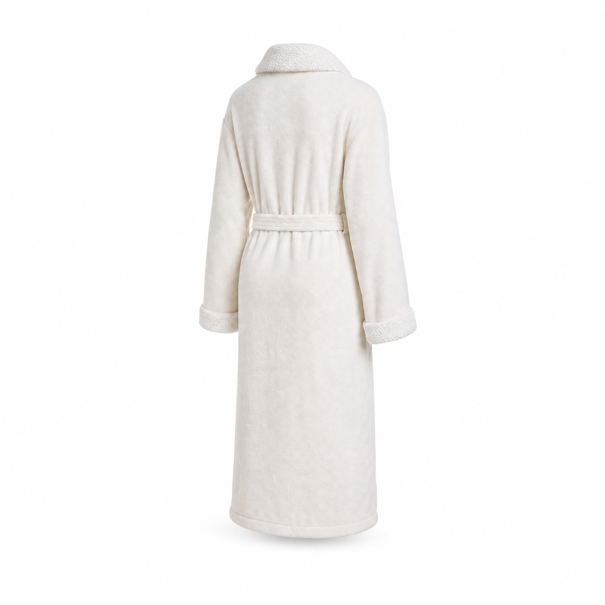 Wolkenweicher Sherpa-Fleece-Bademantel