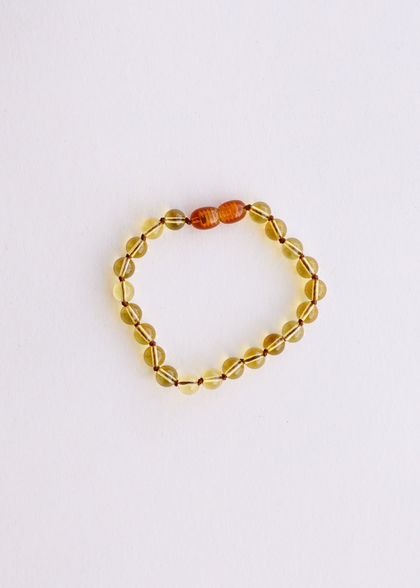 Pierre précieuse pure + Citrine || Bracelet de cheville ou bracelet