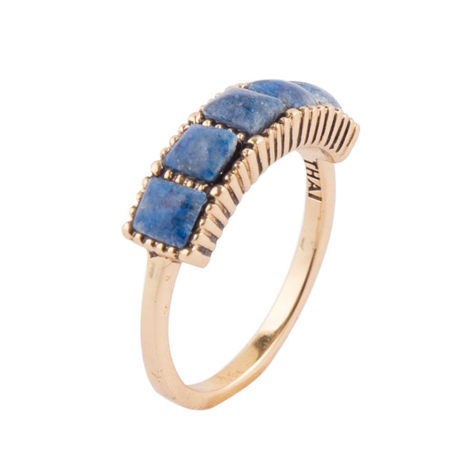 Quintär Lapis-Ring – Bronze