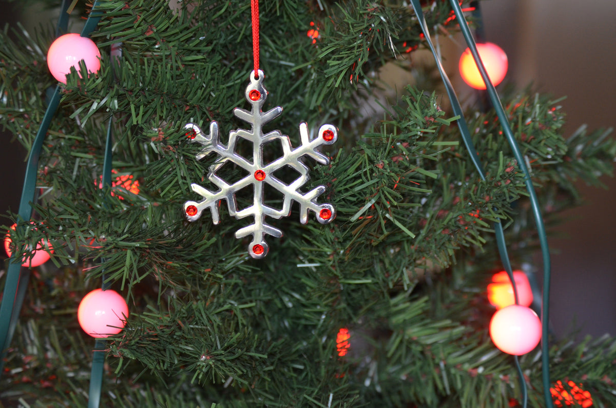 Vibhsa Snowflake Christmas Tree Ornament Decorations Set of 8