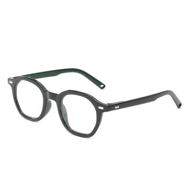 Retro Reading Eyeglasses Men Women HD Round Frame Reading Glasses Presbyopia Eyewear With Spring Hinge Vintage Round Frame Eyeglasses For Men Women  Diopter +1 1.5 2 2.5 3 3.5