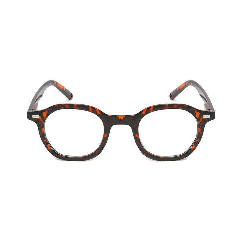 Retro Reading Eyeglasses Men Women HD Round Frame Reading Glasses Presbyopia Eyewear With Spring Hinge Vintage Round Frame Eyeglasses For Men Women  Diopter +1 1.5 2 2.5 3 3.5