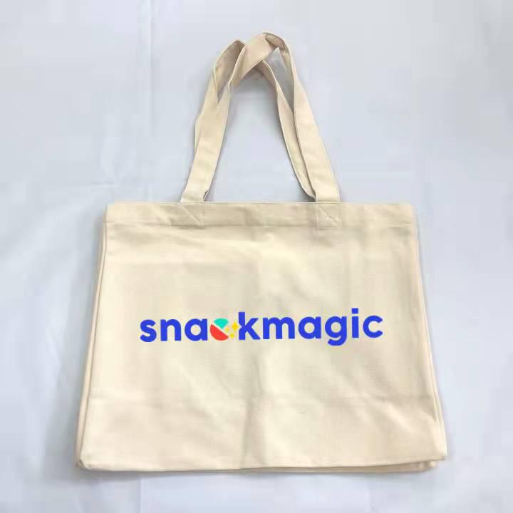 Sac fourre-tout réutilisable en coton biologique avec 6 compartiments intérieurs - Pour les courses