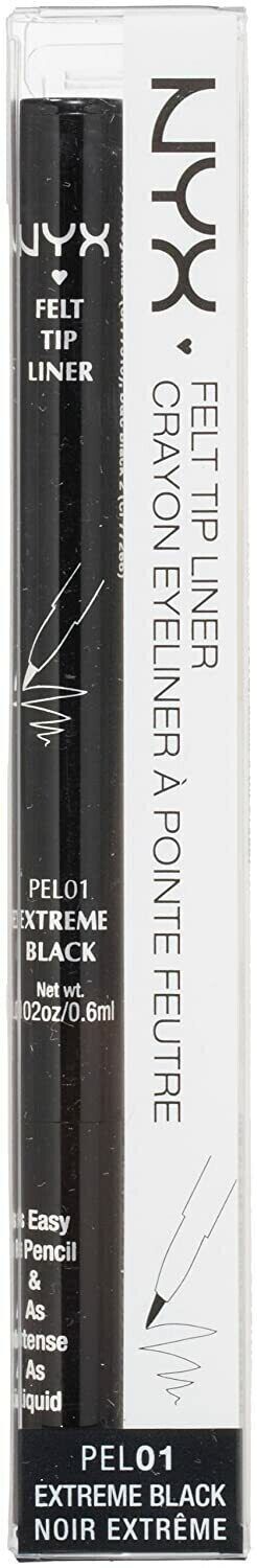 NYX Filzstift-Eyeliner – Extrem Schwarz