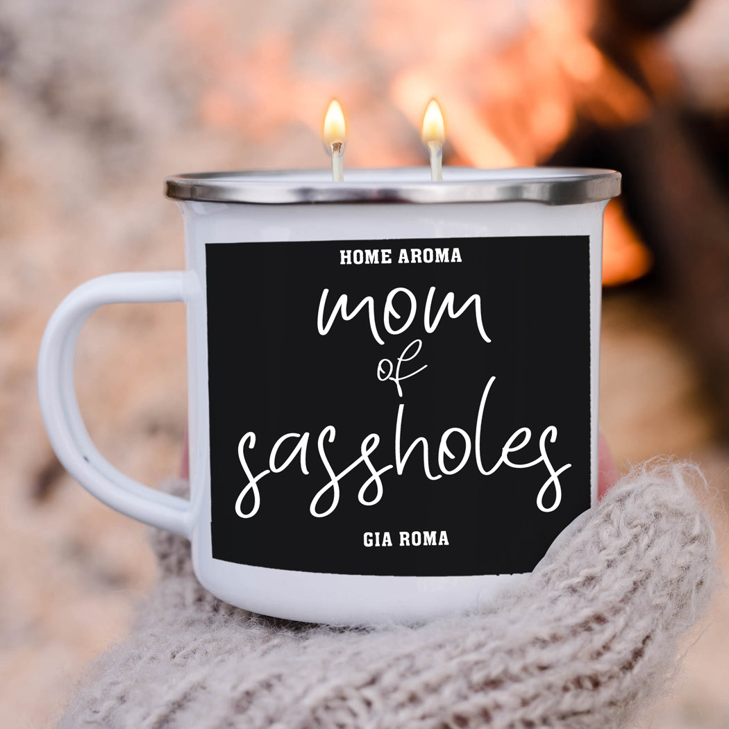 Mothers Day Candle Mug 16oz Reusable Metal Candle Soy Gift