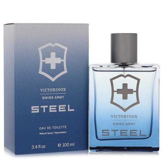 Swiss Army Steel von Swiss Army Eau De Toilette Spray 100 ml für Herren