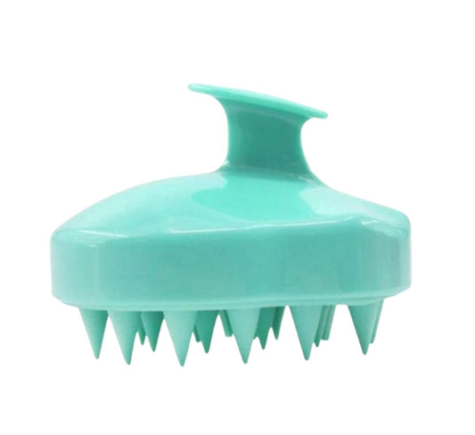 Brosse Masseur Cuir Chevelu Picots Silicone Souples Nettoyage Profond Exfoliant Format Voyage