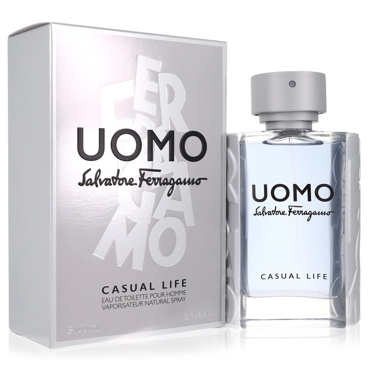 Salvatore Ferragamo Uomo Casual Life par Salvatore Ferragamo Eau de Toilette Vaporisateur 100 ml pour Hommes