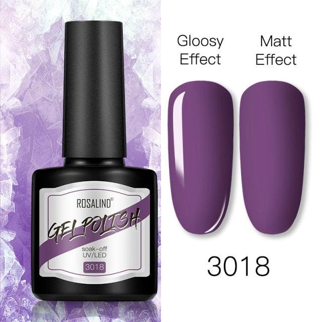 Shiny Womens Gel Nail Polish Permanent Painting Glossy Matte Effect For Manicure Nail Art Design For Womens and Girls