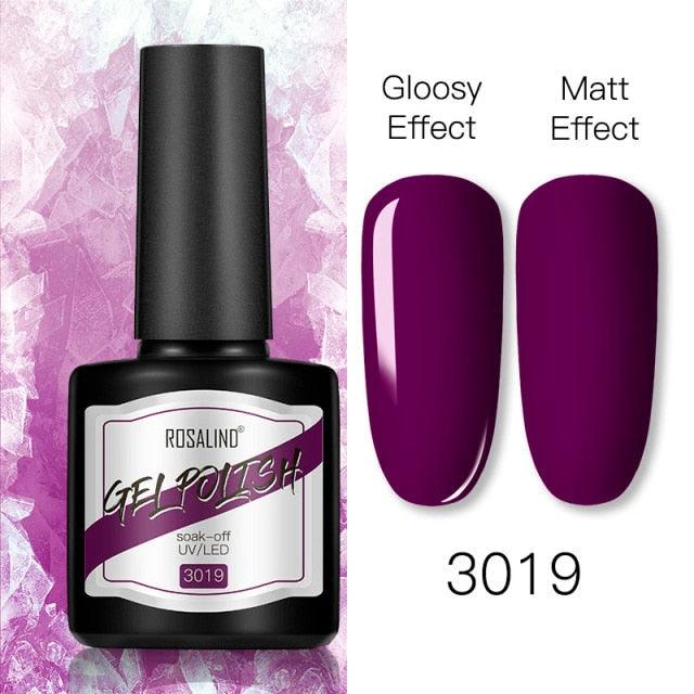 Shiny Womens Gel Nail Polish Permanent Painting Glossy Matte Effect For Manicure Nail Art Design For Womens and Girls