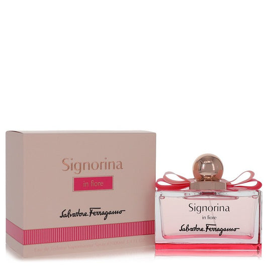 Signorina In Fiore by Salvatore Ferragamo Eau De Toilette Spray 100 ml für Damen