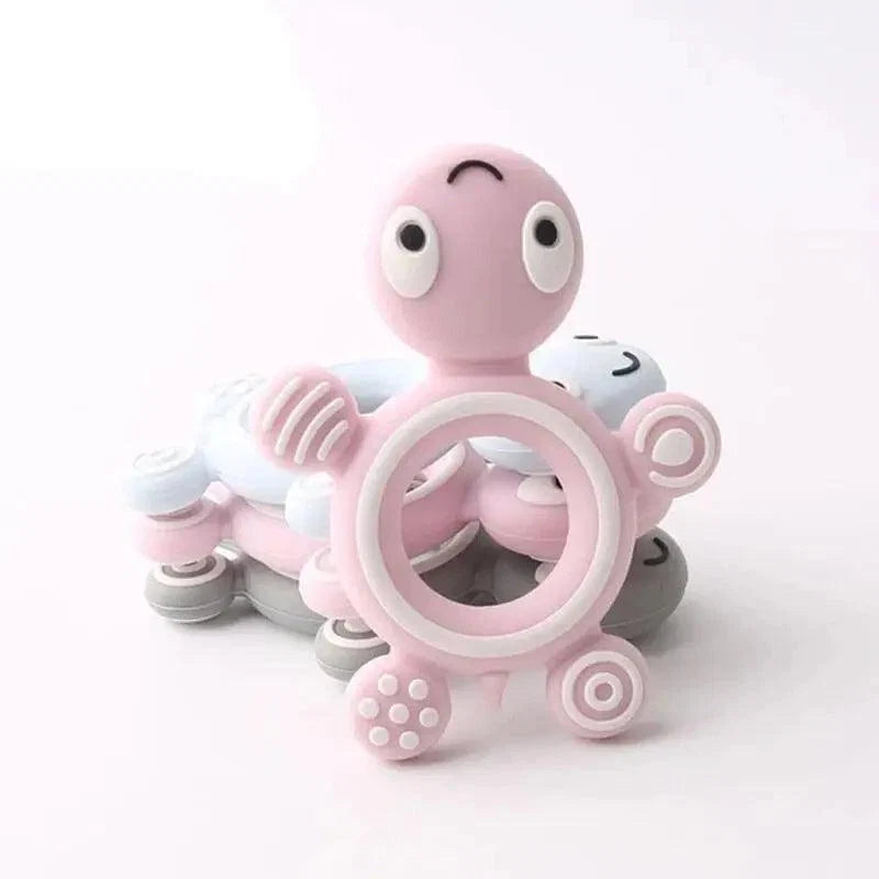 Silicone Baby Teethers Turtle 1PC Food Grade Animal Silicone Tiny Rod Children's Goods Nurse Gift Baby Teether Toys Bite Bites