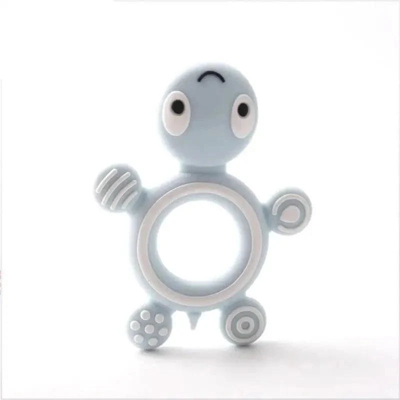 Silicone Baby Teethers Turtle 1PC Food Grade Animal Silicone Tiny Rod Children's Goods Nurse Gift Baby Teether Toys Bite Bites