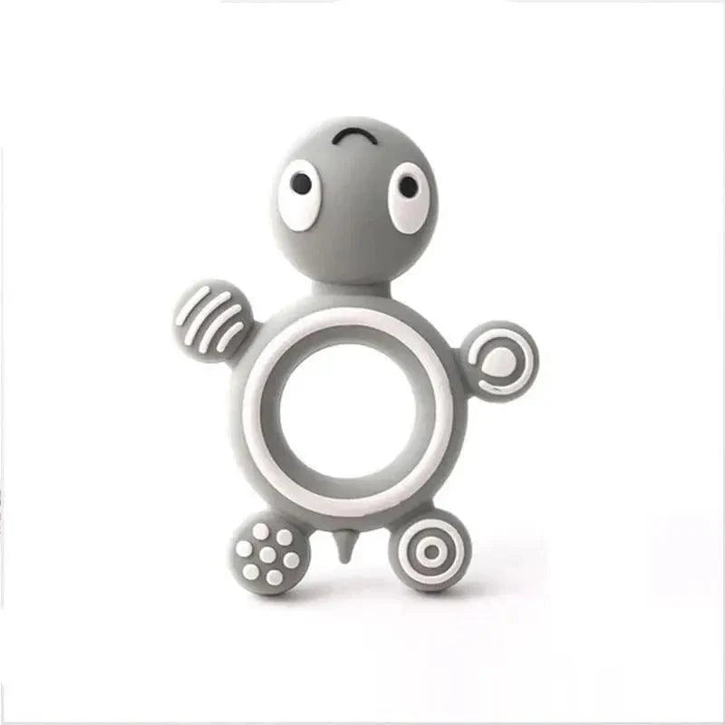 Silicone Baby Teethers Turtle 1PC Food Grade Animal Silicone Tiny Rod Children's Goods Nurse Gift Baby Teether Toys Bite Bites