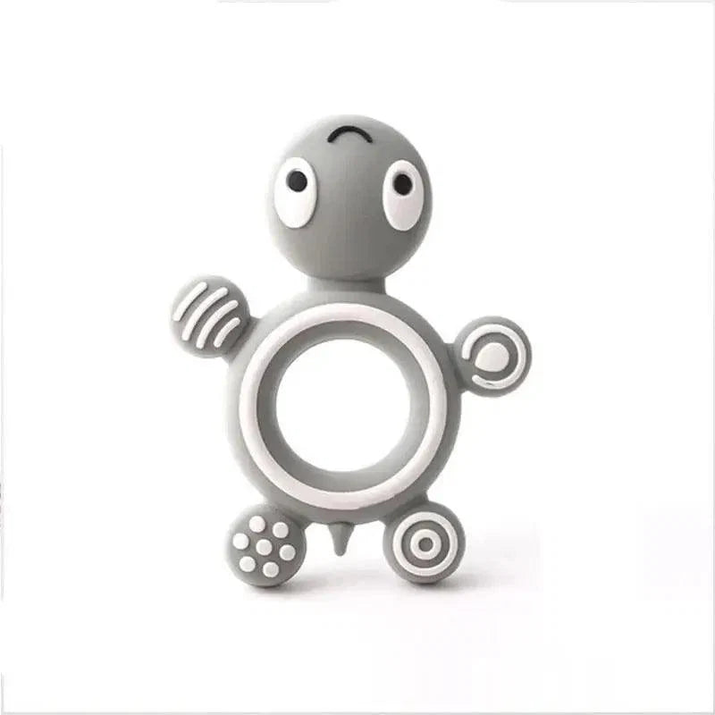Silicone Baby Teethers Turtle 1PC Food Grade Animal Silicone Tiny Rod Children's Goods Nurse Gift Baby Teether Toys Bite Bites