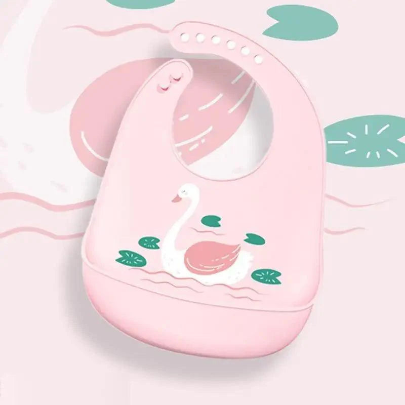 Silicone Bibs For Kids Newborn Baby Feeding Tableware Waterproof  Baby Bibs For Toddler Bib For Kids
