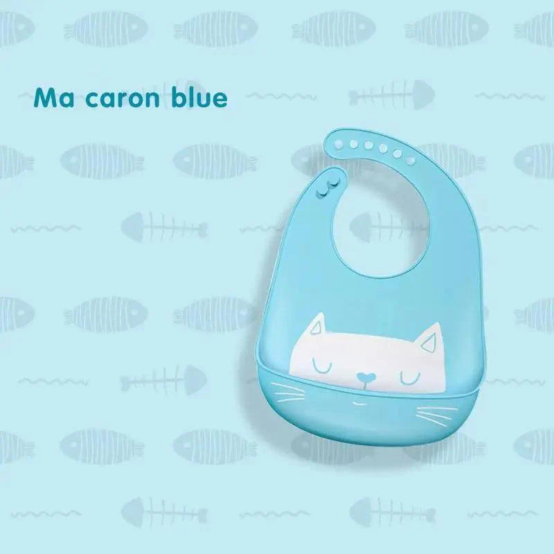 Silicone Bibs For Kids Newborn Baby Feeding Tableware Waterproof  Baby Bibs For Toddler Bib For Kids