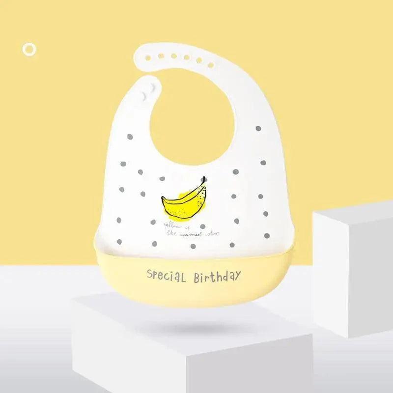 Silicone Bibs For Kids Newborn Baby Feeding Tableware Waterproof  Baby Bibs For Toddler Bib For Kids