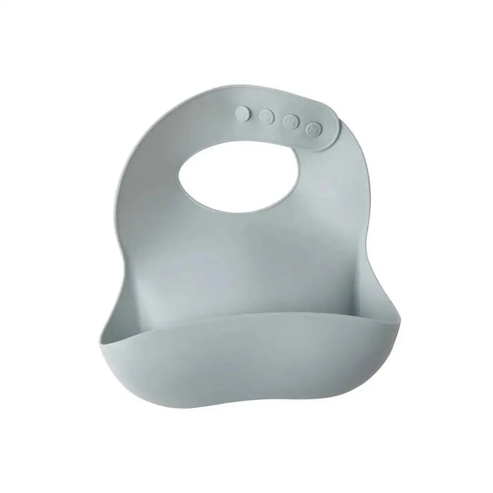 Silicone Bibs For Kids Newborn Baby Feeding Tableware Waterproof  Baby Bibs For Toddler Bib For Kids