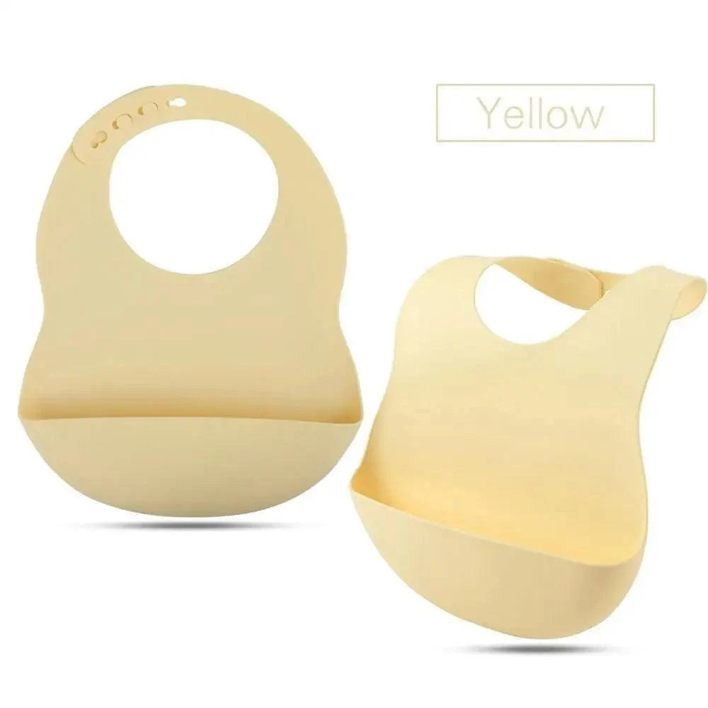 Silicone Bibs For Kids Newborn Baby Feeding Tableware Waterproof  Baby Bibs For Toddler Bib For Kids