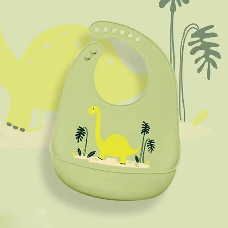 Silicone Bibs For Kids Newborn Baby Feeding Tableware Waterproof  Baby Bibs For Toddler Bib For Kids