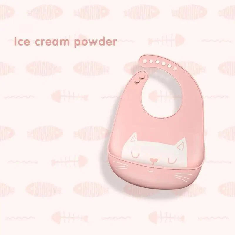 Silicone Bibs For Kids Newborn Baby Feeding Tableware Waterproof  Baby Bibs For Toddler Bib For Kids