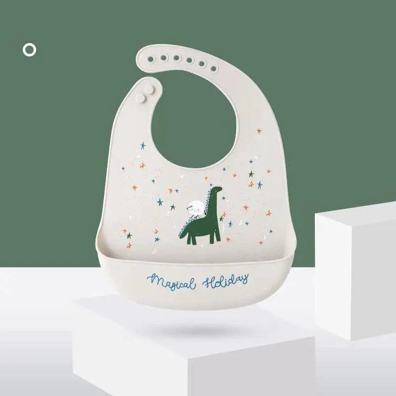 Silicone Bibs For Kids Newborn Baby Feeding Tableware Waterproof  Baby Bibs For Toddler Bib For Kids
