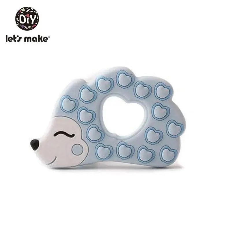 Silicone Teether Rodent Cartoon Animals 1pc Food Grade Silicone Pandents,  Teething Toys For Teeth Tiny Rod Baby Teethers Gift