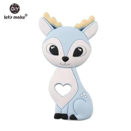Silicone Teether Rodent Cartoon Animals 1pc Food Grade Silicone Pandents,  Teething Toys For Teeth Tiny Rod Baby Teethers Gift