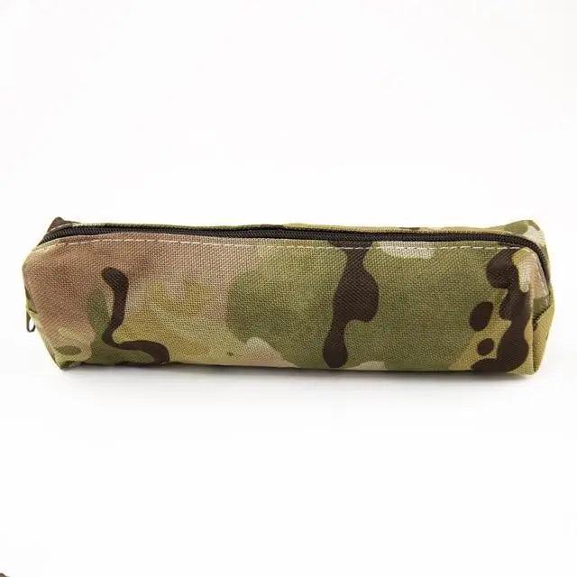 Simple Camouflage Cool Pencil Case Soft Black Pencil Holder For Boys Stylish Pouch For Office And Schools