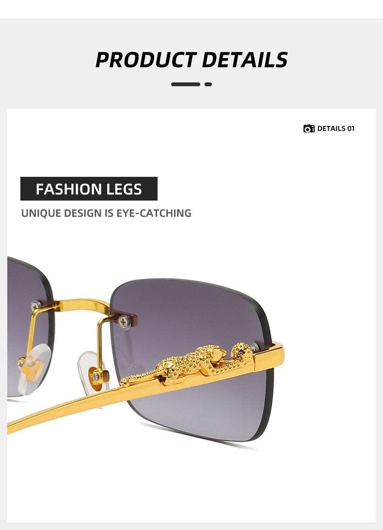 Simple Design Stylish Fashionable Sunglasses Vintage Square Shape Sunglasses For Women & Men New Luxury Design Popular Travel Driving Metal Frame Sun Glasses Anti Blue Light Summer Eyeglasses