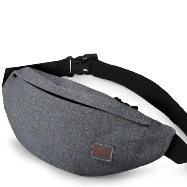 Simple Style Fanny Pack for Running Cycling Workout Men Women Waist Pouch Bag Black Classic  Women Belt Bag Pouch For Money Phone Black Bum Hip Bag