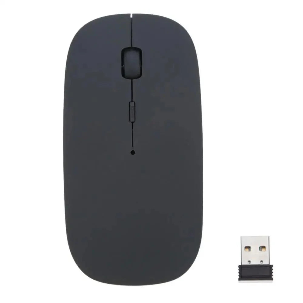 Simple Thin 1600 DPI USB Optical Black/White Wireless Computer Office Mouse Ultra Slim 2.4GHz Mouse For PC Laptop Classic Gaming Mouse