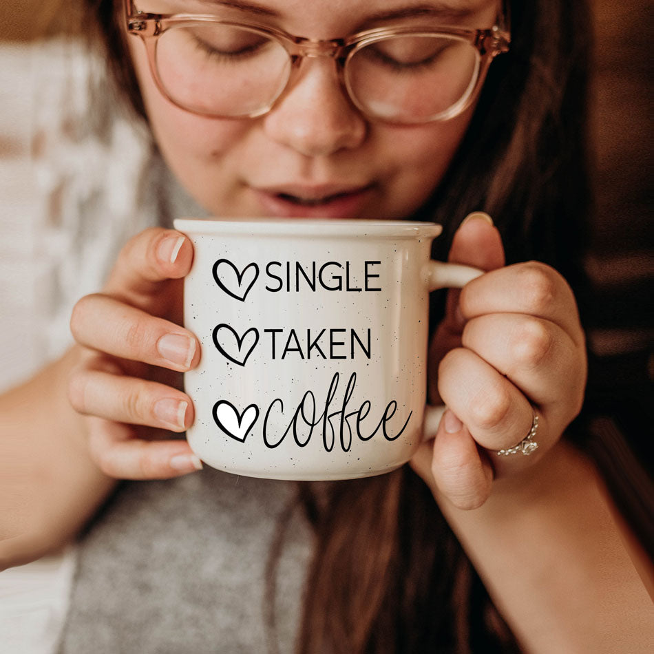 Single Vergeben Kaffee Keramikbecher 430ml Lustiges Geschenk zum Beziehungsstatus