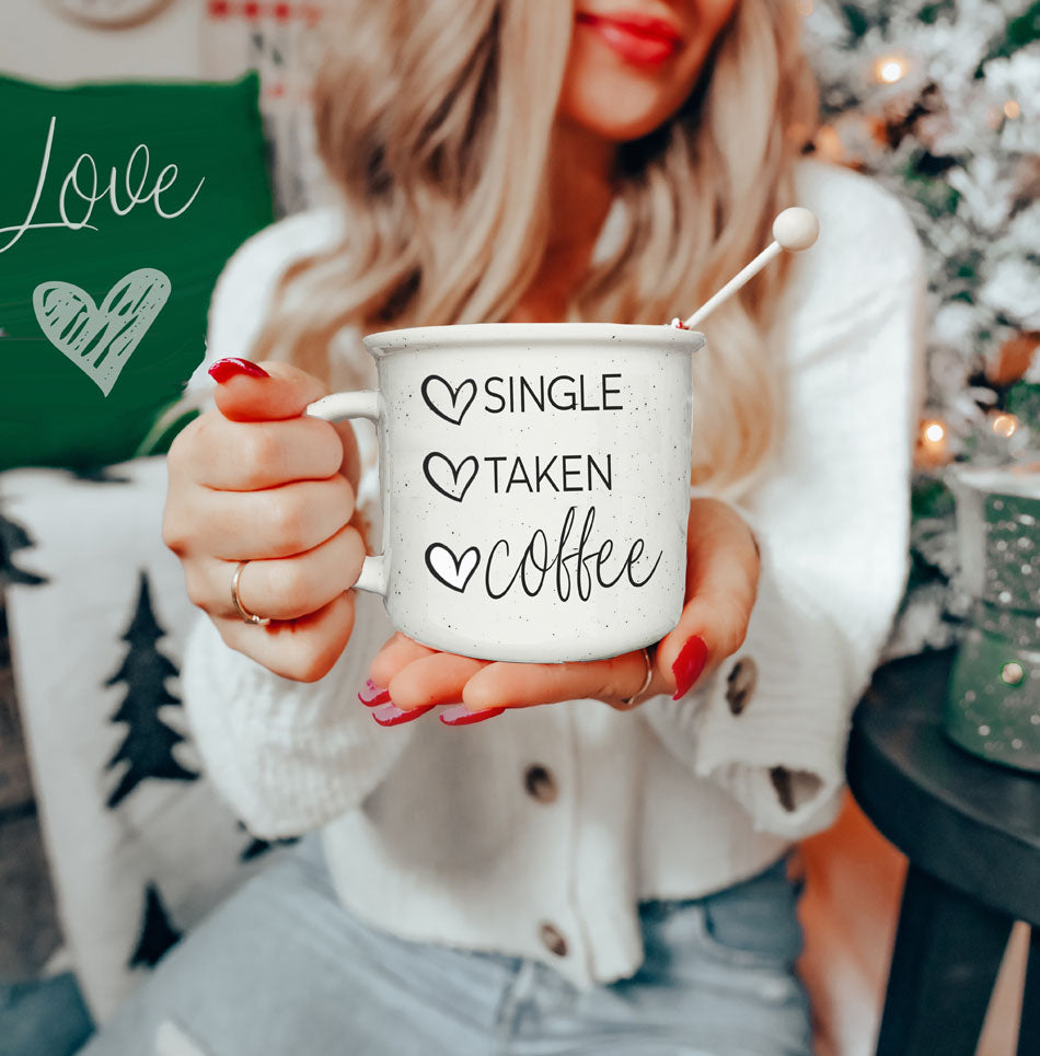 Single Vergeben Kaffee Keramikbecher 430ml Lustiges Geschenk zum Beziehungsstatus