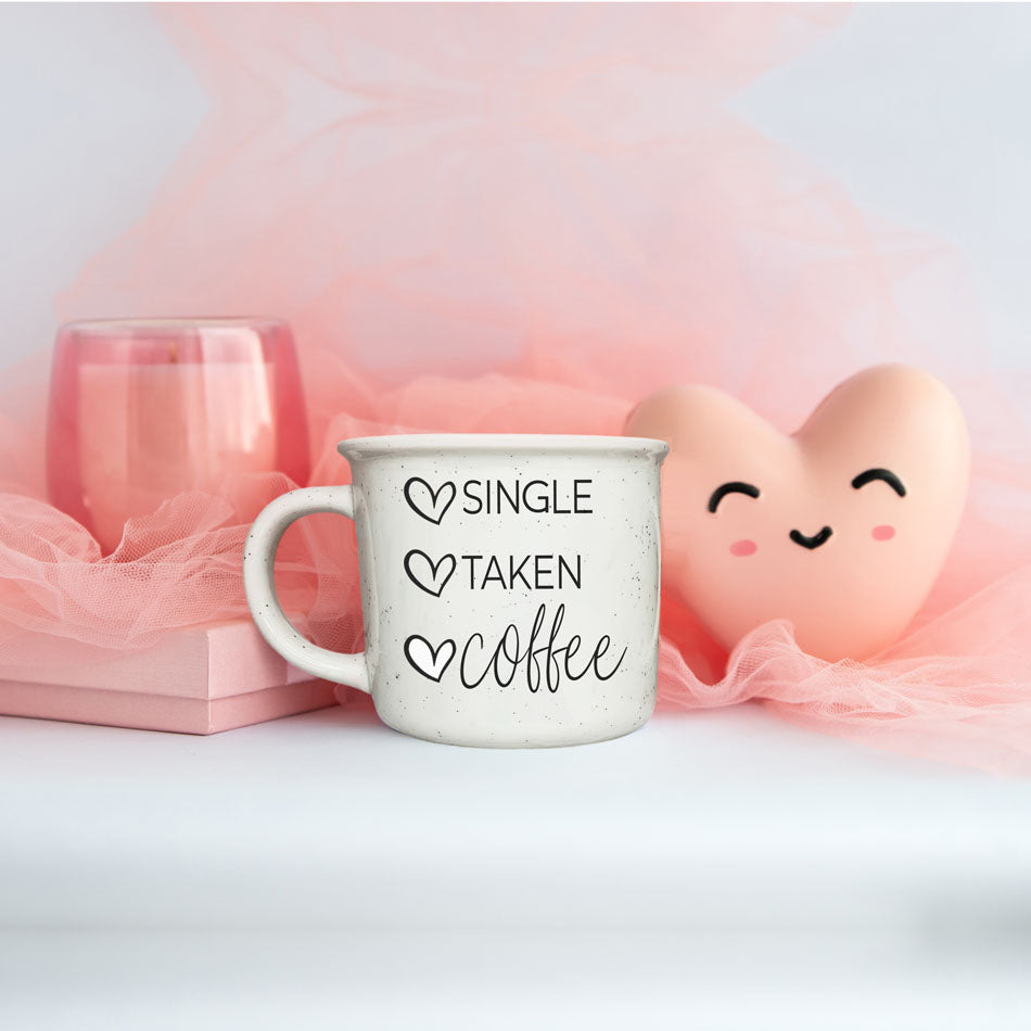 Single Vergeben Kaffee Keramikbecher 430ml Lustiges Geschenk zum Beziehungsstatus