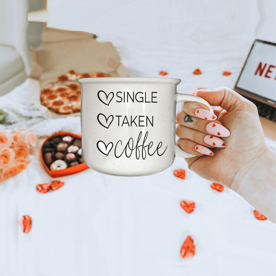 Single Vergeben Kaffee Keramikbecher 430ml Lustiges Geschenk zum Beziehungsstatus