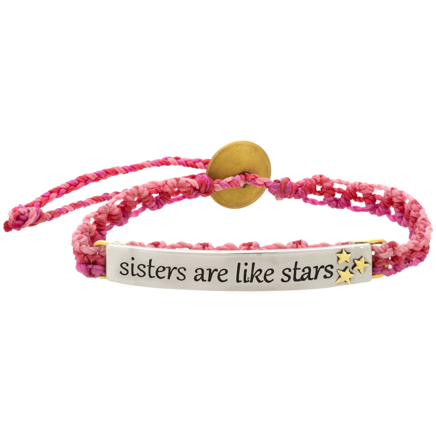 Sisters are Like Stars Handwoven Bracelet