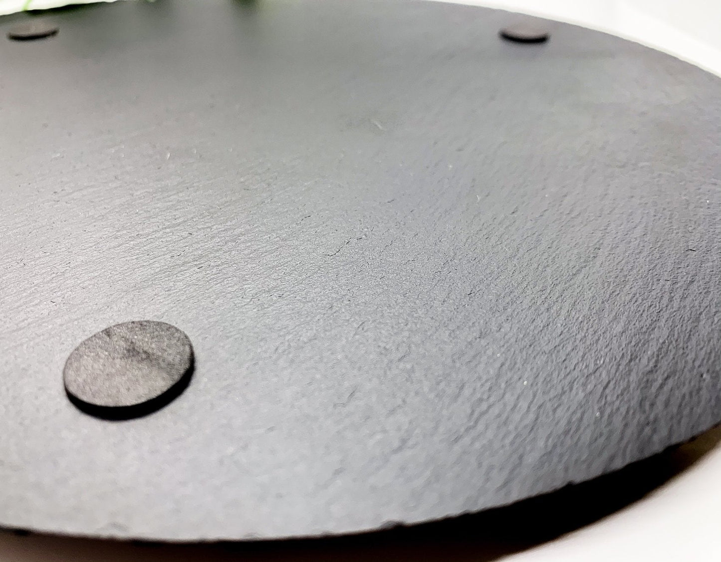 Slate Round 14 Inch Cheese Board - Natural Edge Serving Platter