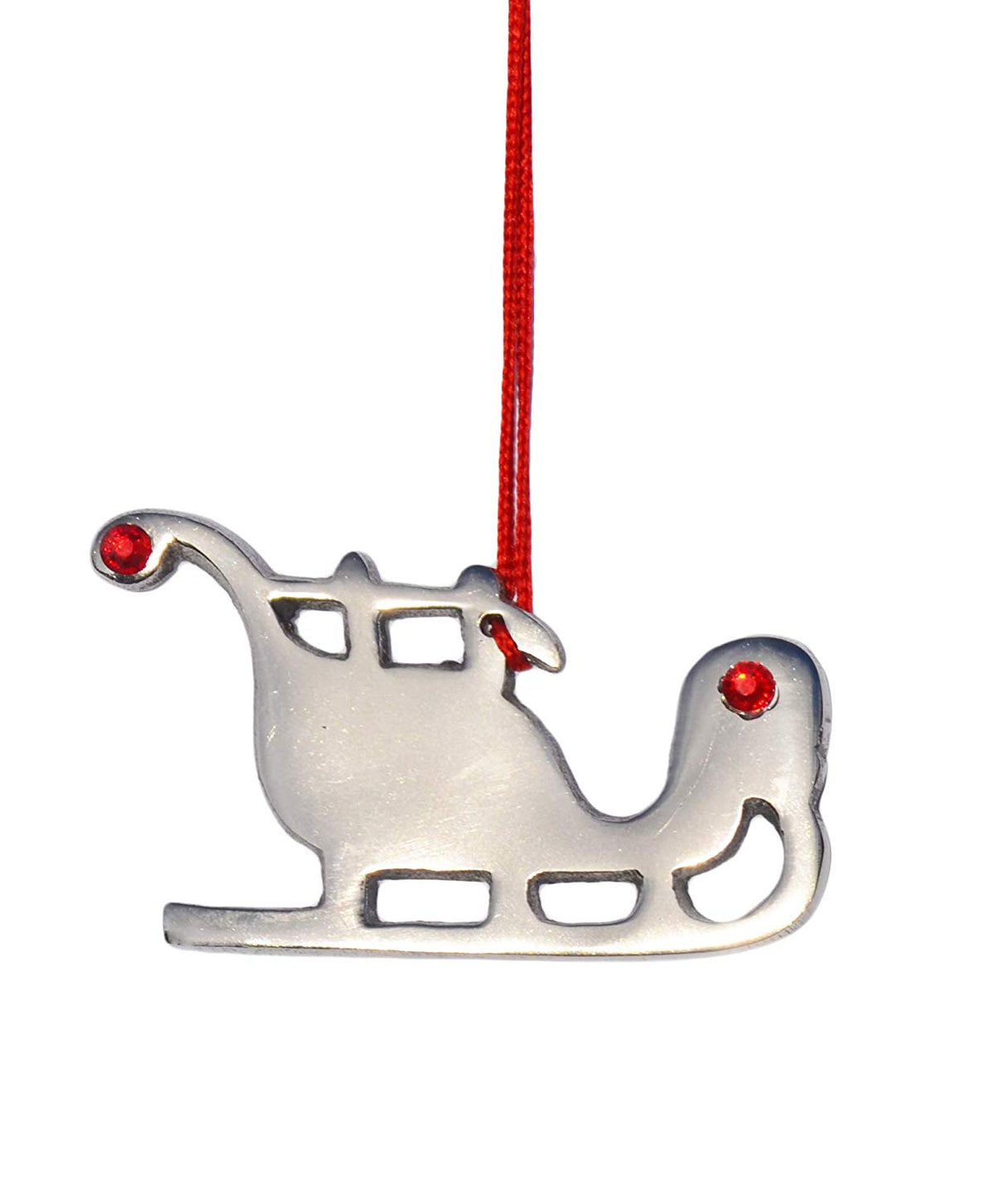 Vibhsa Sleigh Christmas Tree Ornament Decorations Set of 4