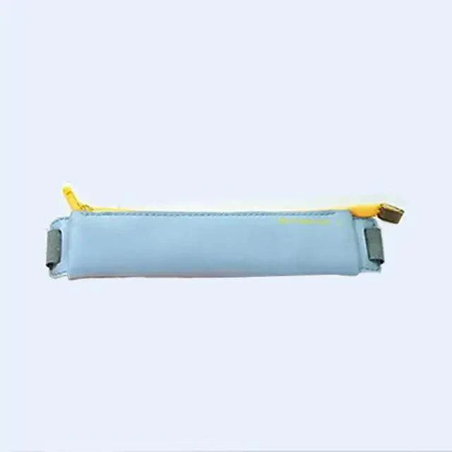 Slim Leather Unique Design Pencil Case Book Holder Pouch With Elastic Band For Notebook Fashion School Pen Case