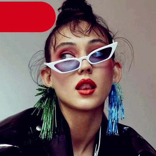 Small Cat Eye Sunglasses Vintage Square Shade Women Eyewear Retro Glasses Lady Outdoor Eyeglass Shades For Women Summer Sunglasses For Men And Women