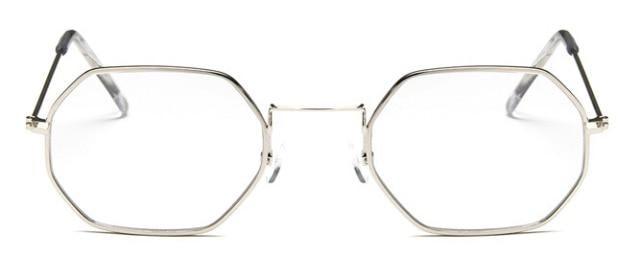 Small Polygon Women Men Sunglasses Delicate Metal Polygon Sunglasses For Women Classic Retro Small Size Frame Women Sunglasses Design Glasses for Men