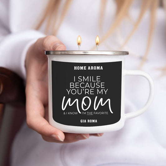 Mothers Day Candle Mug 16oz Reusable Metal Candle Soy Gift