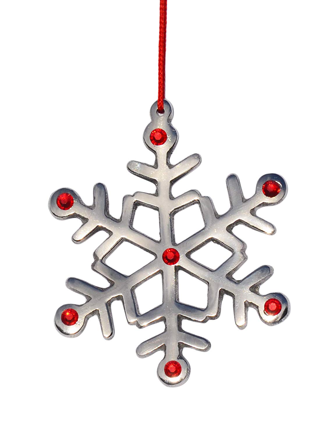 Vibhsa Snowflake Christmas Tree Ornament Decorations Set of 4